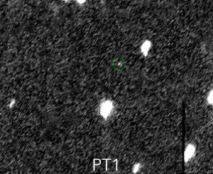 ภาพการตรวจับวัตถุ KBO 2014 MU69 แถบคอยเปอร์