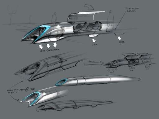 ระบบขนส่ง hyperloop