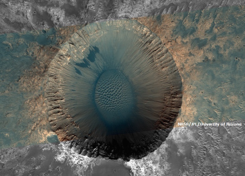 หลุมอุกกาบาต Meridiani Planu บนดาวอังคาร