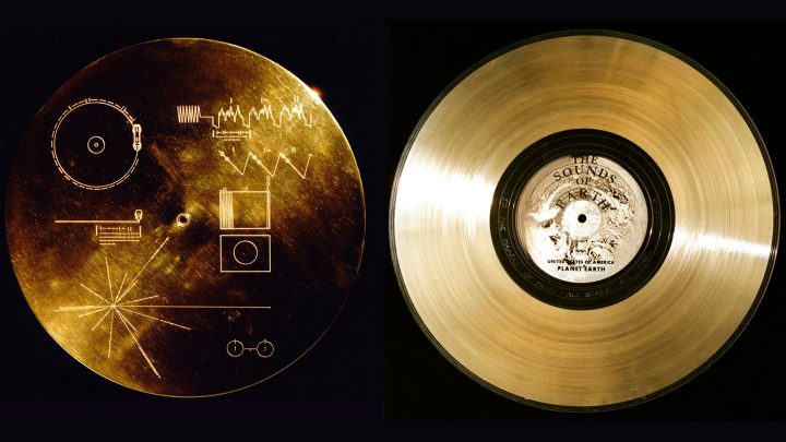 แผ่นบันทึกที่ทำจากทองคำบนยาน Voyager1